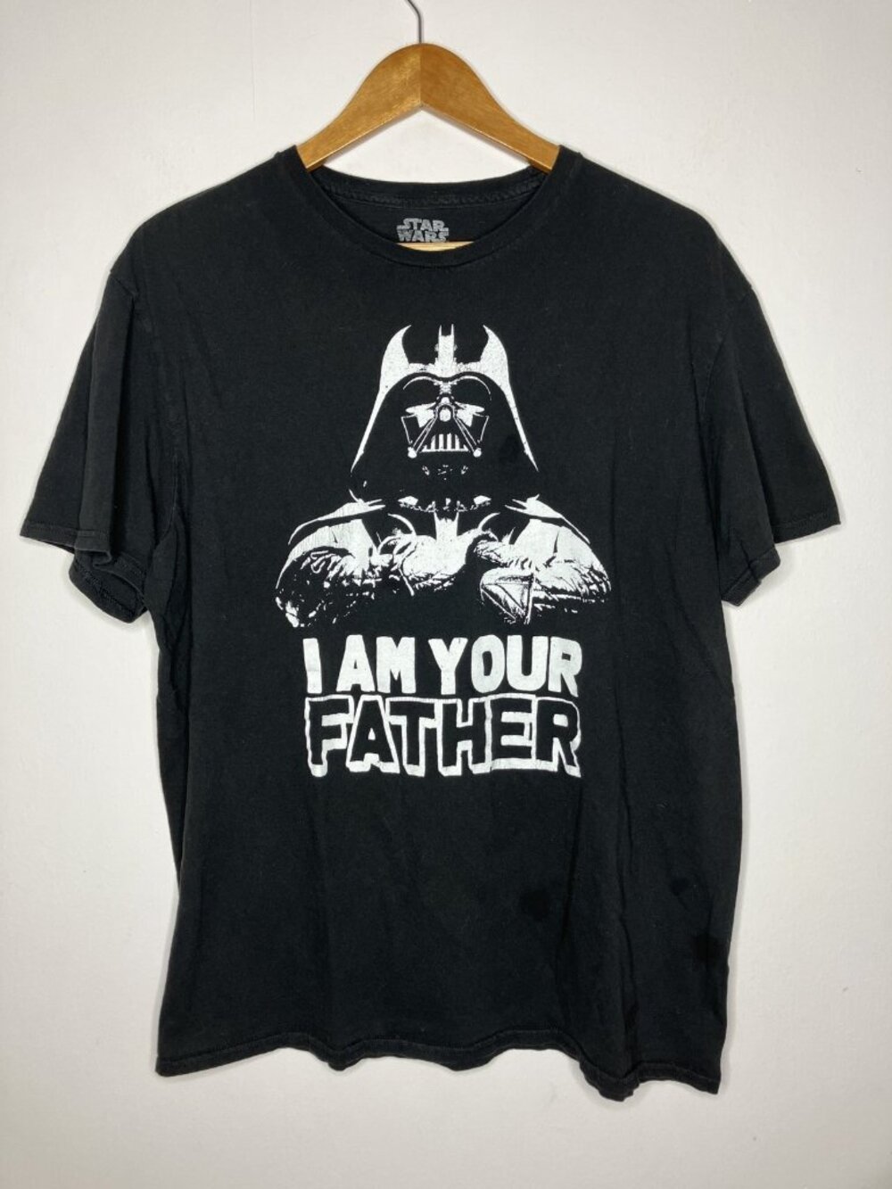 Star Wars Darth Vader I Am Your Father Graphic T-Shirt Men's XL Black Cotton Tee
